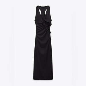 Zara Black Sleeveless Cut Out Dress